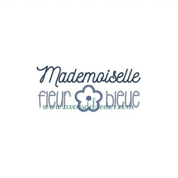 Mademoiselle Fleur Bleue